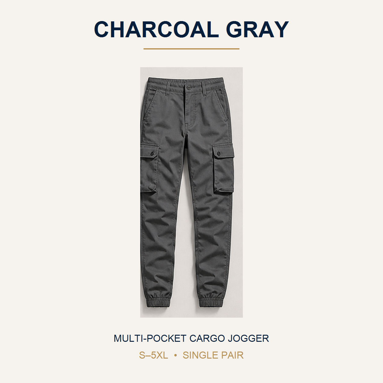 Men's Multi-Pocket Cargo Joggers
