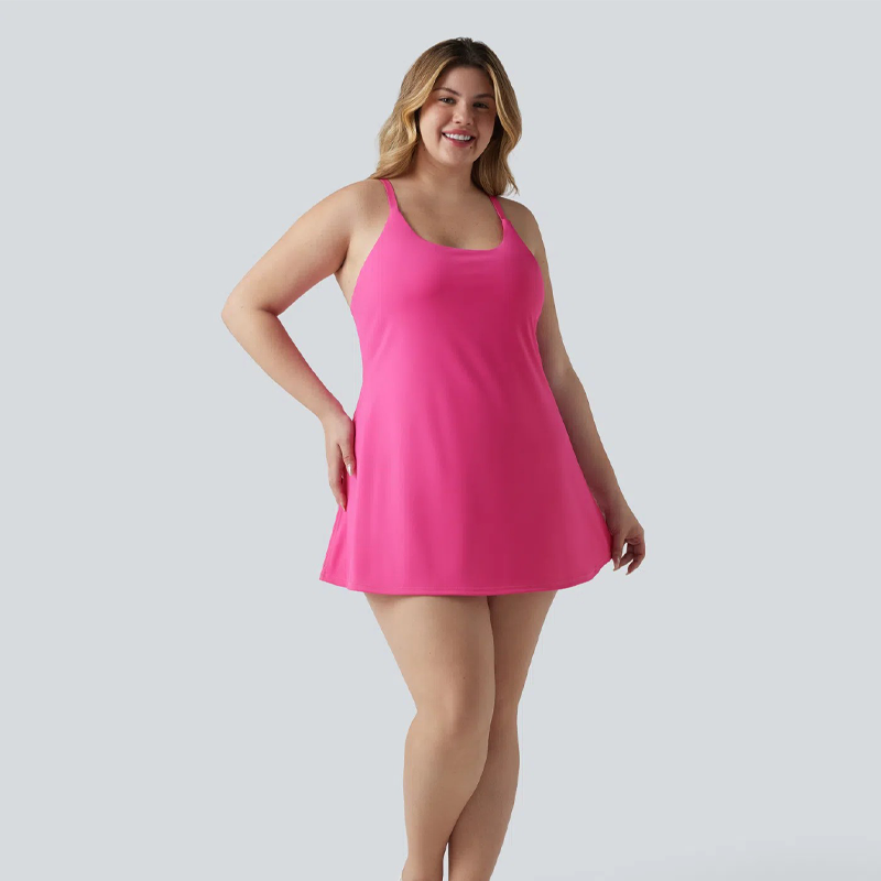 🔥Last day promotion✨Plush Backless Active Dress-Easy Peezy Edition