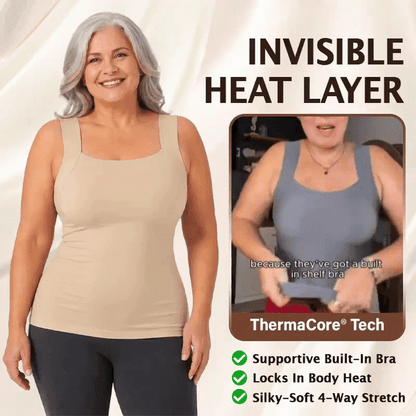 Built-In Comfort Bra Tank Top 🎉