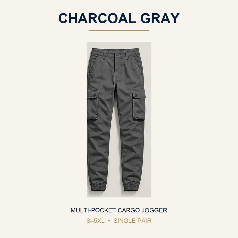 🔥 8-Pack $25 / 16-Pack $32 – Men's Multi-Pocket Cargo Jogger Pants