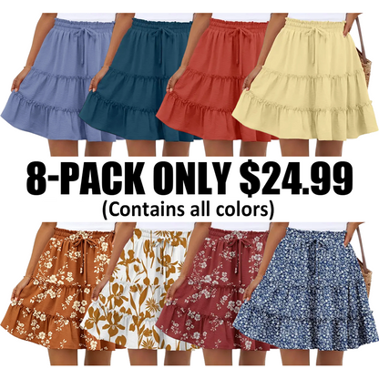 🔥-Women's Bohemian Style Midi Skirt