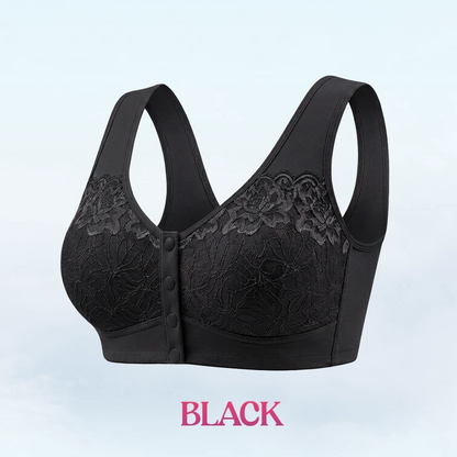 🔥Last Day💥Front Closure Breathable Cotton Lifting Bra for Seniors