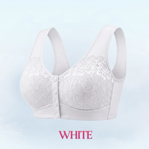 🔥Last Day💥Front Closure Breathable Cotton Lifting Bra for Seniors