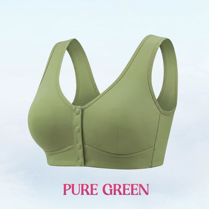 🔥Last Day💥Front Closure Breathable Cotton Lifting Bra for Seniors