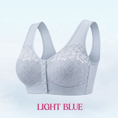 🔥Last Day💥Front Closure Breathable Cotton Lifting Bra for Seniors
