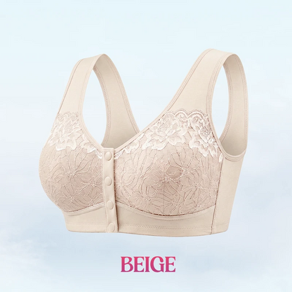 🔥Last Day💥Front Closure Breathable Cotton Lifting Bra for Seniors