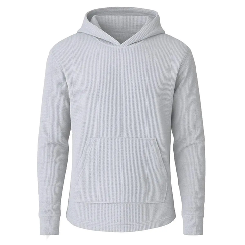 Men's Multi Waffle Knit Pullover Hoodie