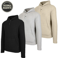 (Two Button) Black-Heather Grey-Natural
