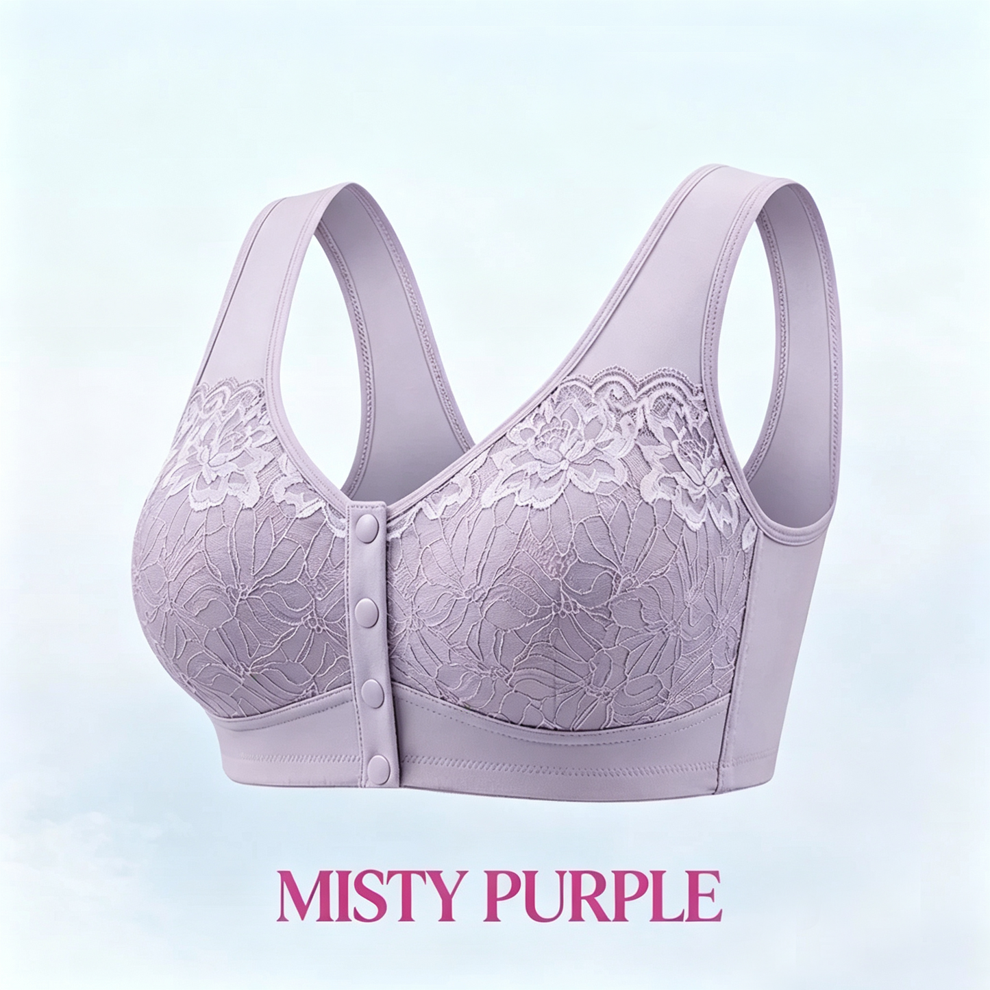 🔥Last Day💥Front Closure Breathable Cotton Lifting Bra for Seniors