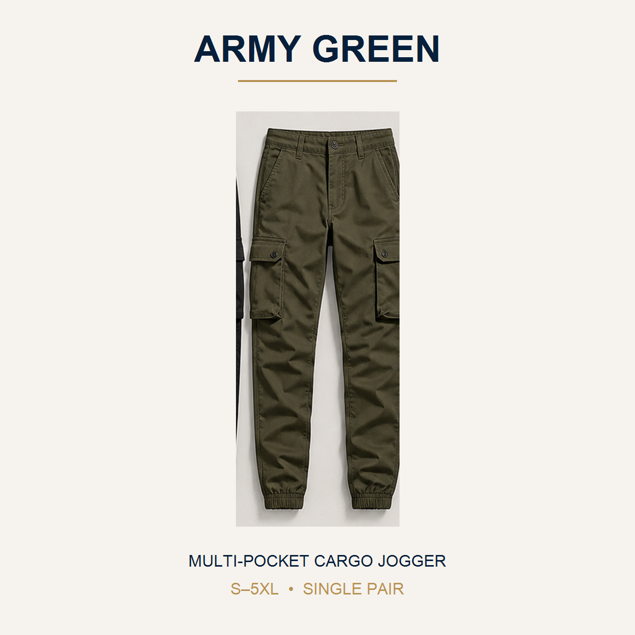 Men's Multi-Pocket Cargo Joggers
