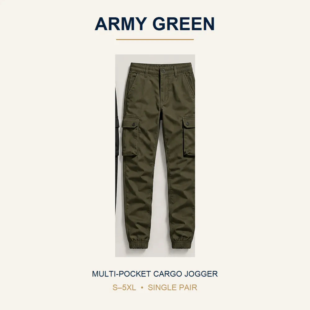 🔥 8-Pack $25 / 16-Pack $32 – Men's Multi-Pocket Cargo Jogger Pants