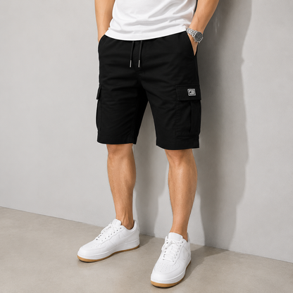 【LAST DAY SALE】 Men's Pockets Drawstring Cargo Shorts.