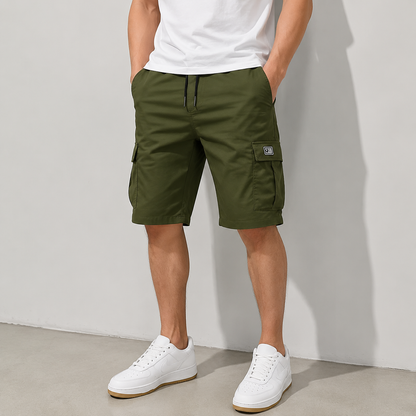 【LAST DAY SALE】 Men's Pockets Drawstring Cargo Shorts.
