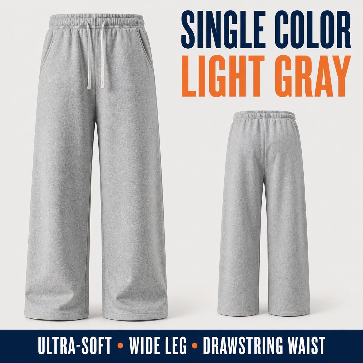 Men's Wide-Leg Sweatpants