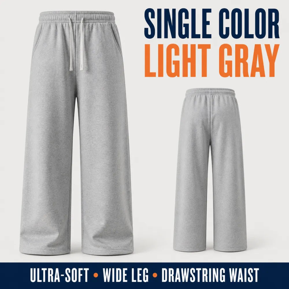 🔥 8-Pack $25 / 16-Pack $32 – Men's Ultra-Soft Wide-Leg Athletic Sweatpants